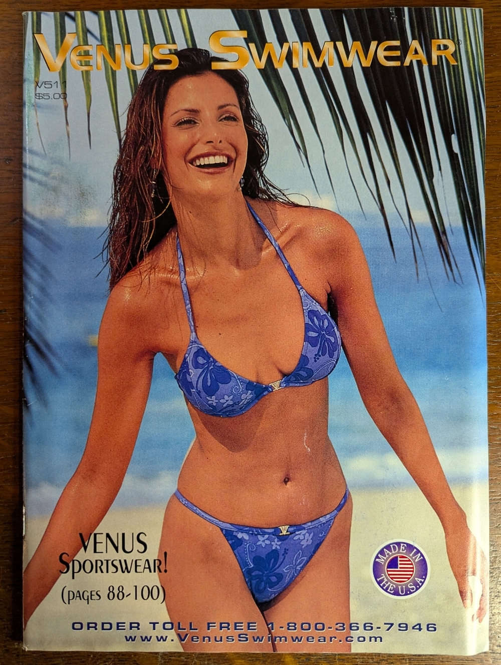 Vintage 2001 VENUS Swimwear Catalog V511 - Elsa Benitez Cover Y2K Fashion Rare